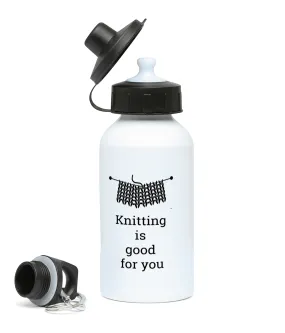 400ml Water Bottle Knitting is good for you