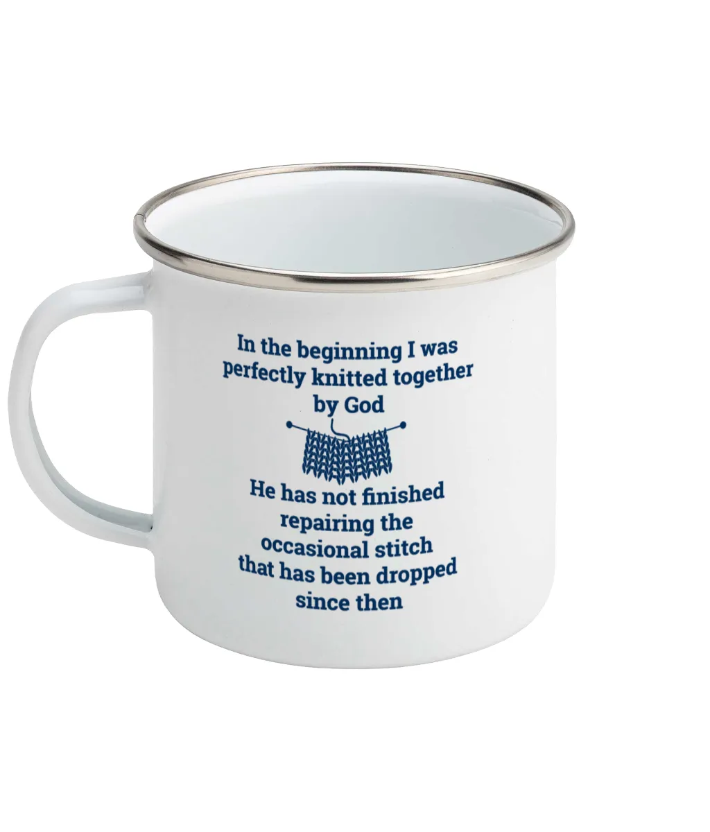 Enamel Mug Perfectly knitted