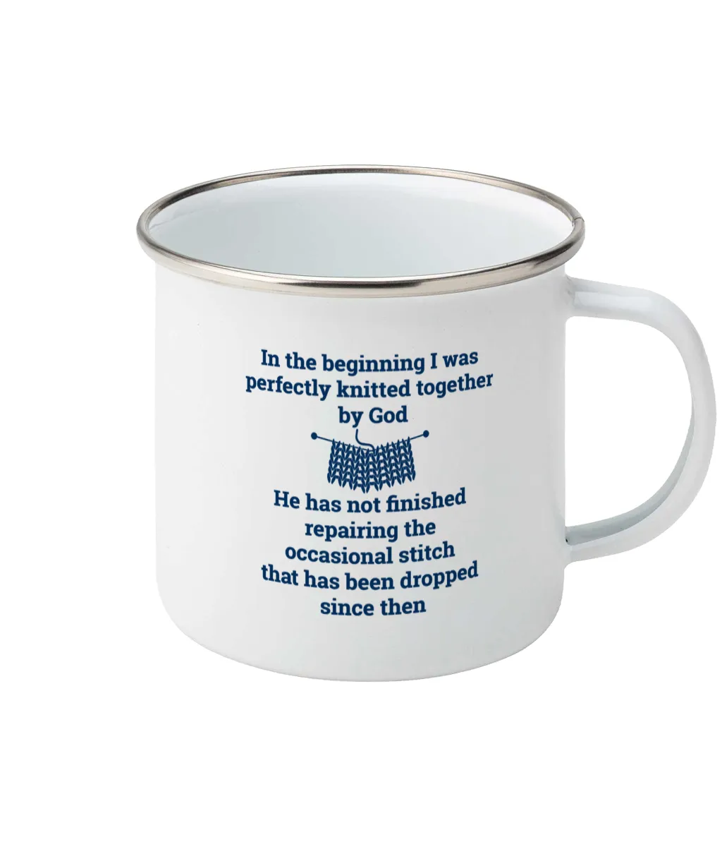 Enamel Mug Perfectly knitted
