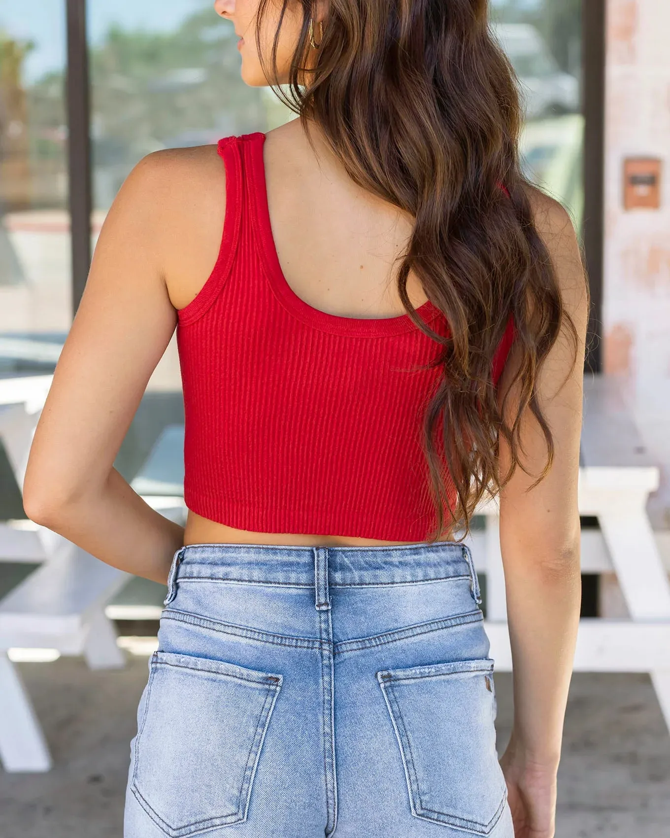 Grace and Lace | V-Neck Brami | Perfect Red