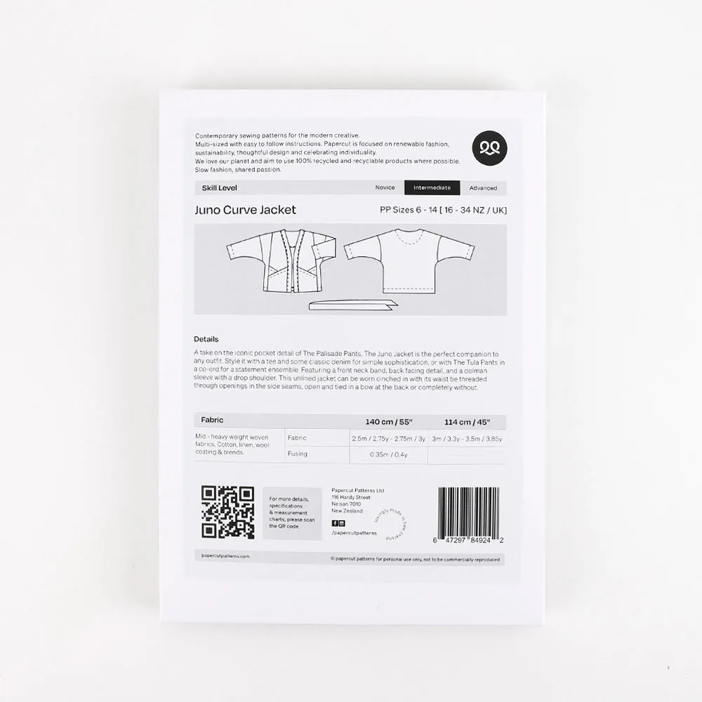 Papercut Patterns - Juno Curve Jacket
