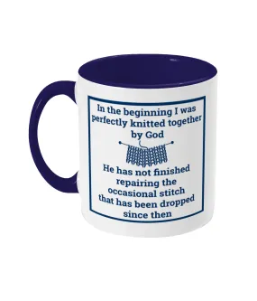 Two Toned Mug Perfectly knitted
