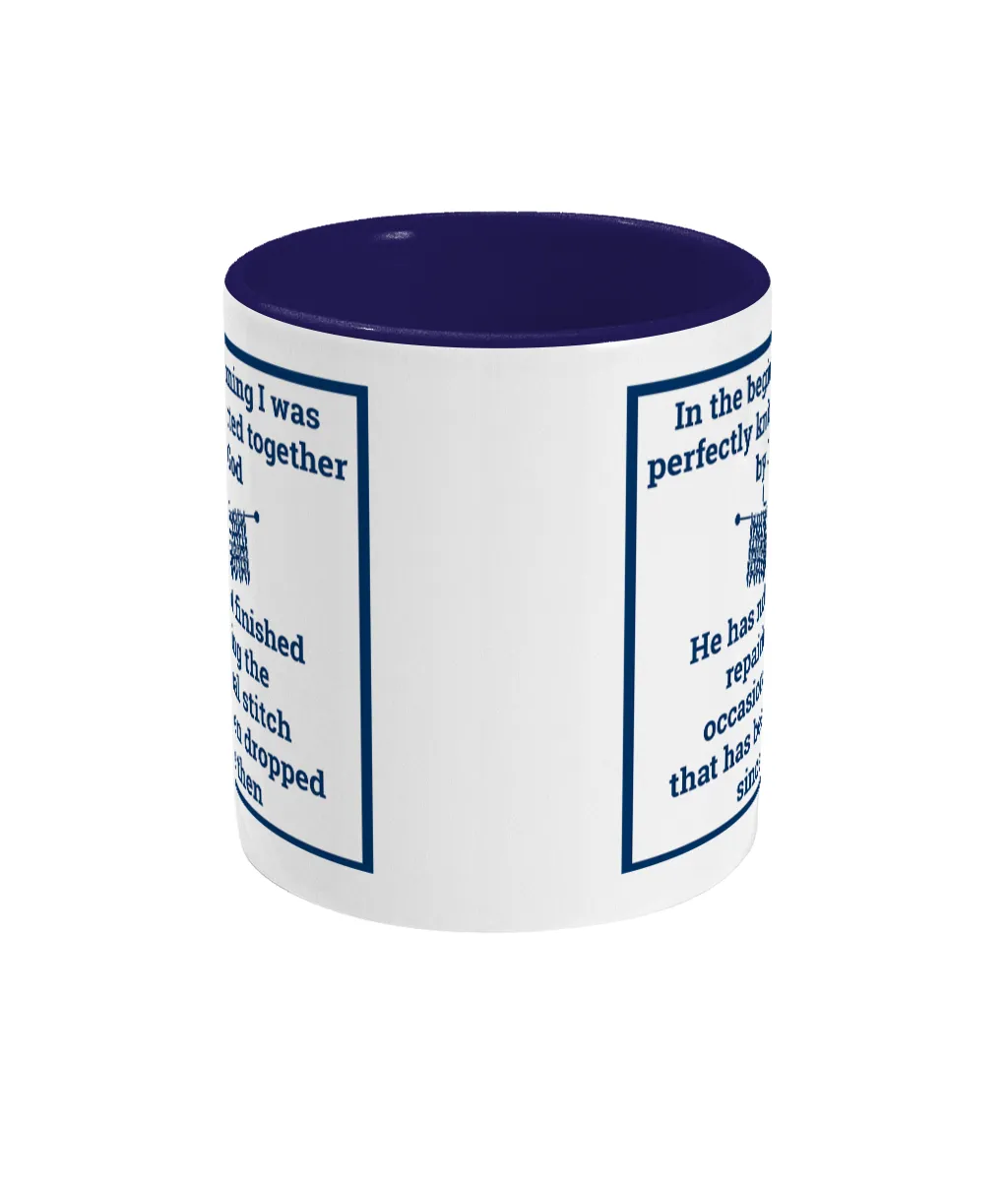Two Toned Mug Perfectly knitted