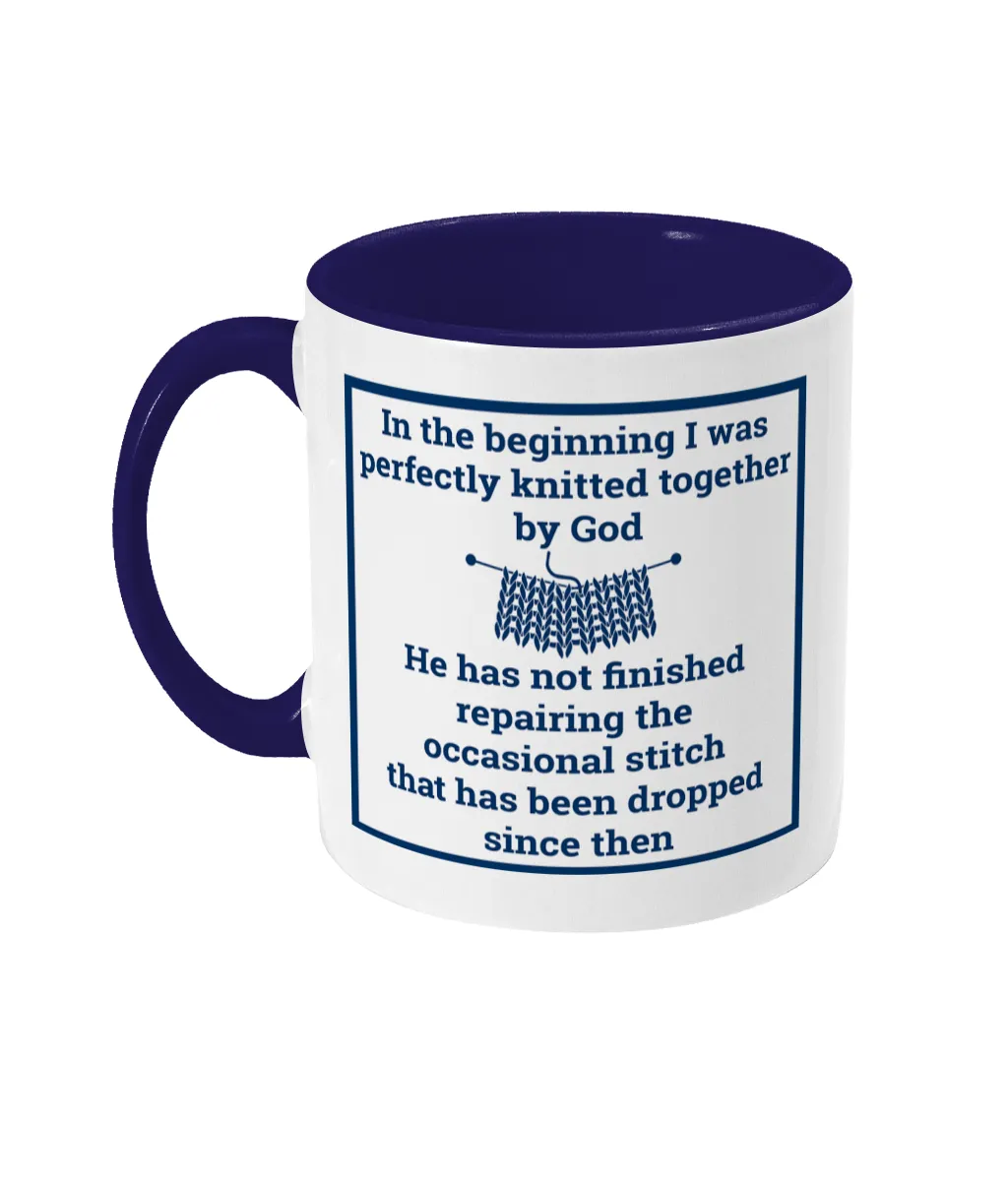 Two Toned Mug Perfectly knitted