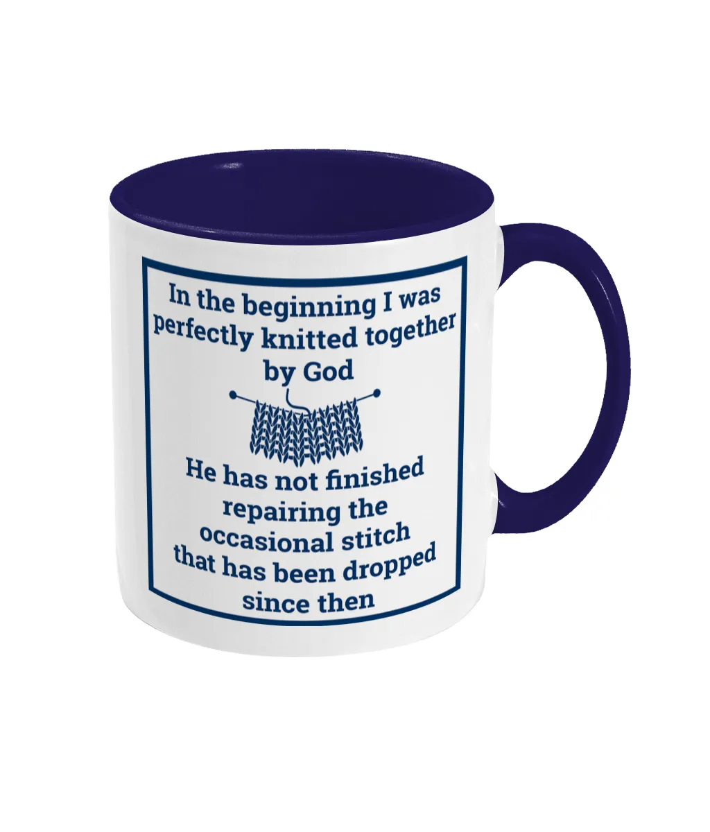 Two Toned Mug Perfectly knitted