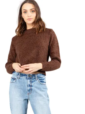 Woodstock Crew Neck Knit - Tortoise Shell